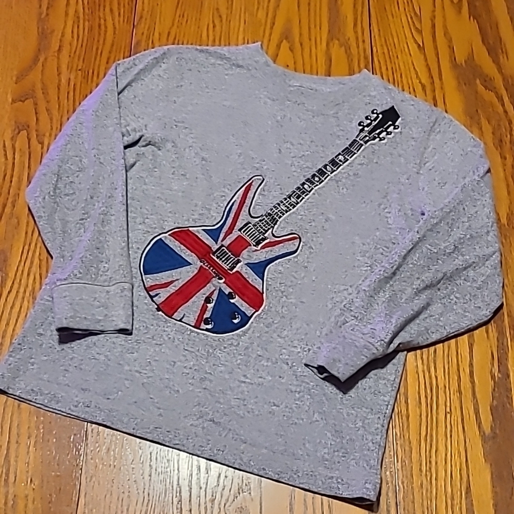 Guitar Long Sleeved Shirt - Boy's 7